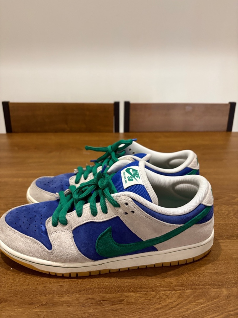 Nike SB Dunk Low Pro Blue, Green, White